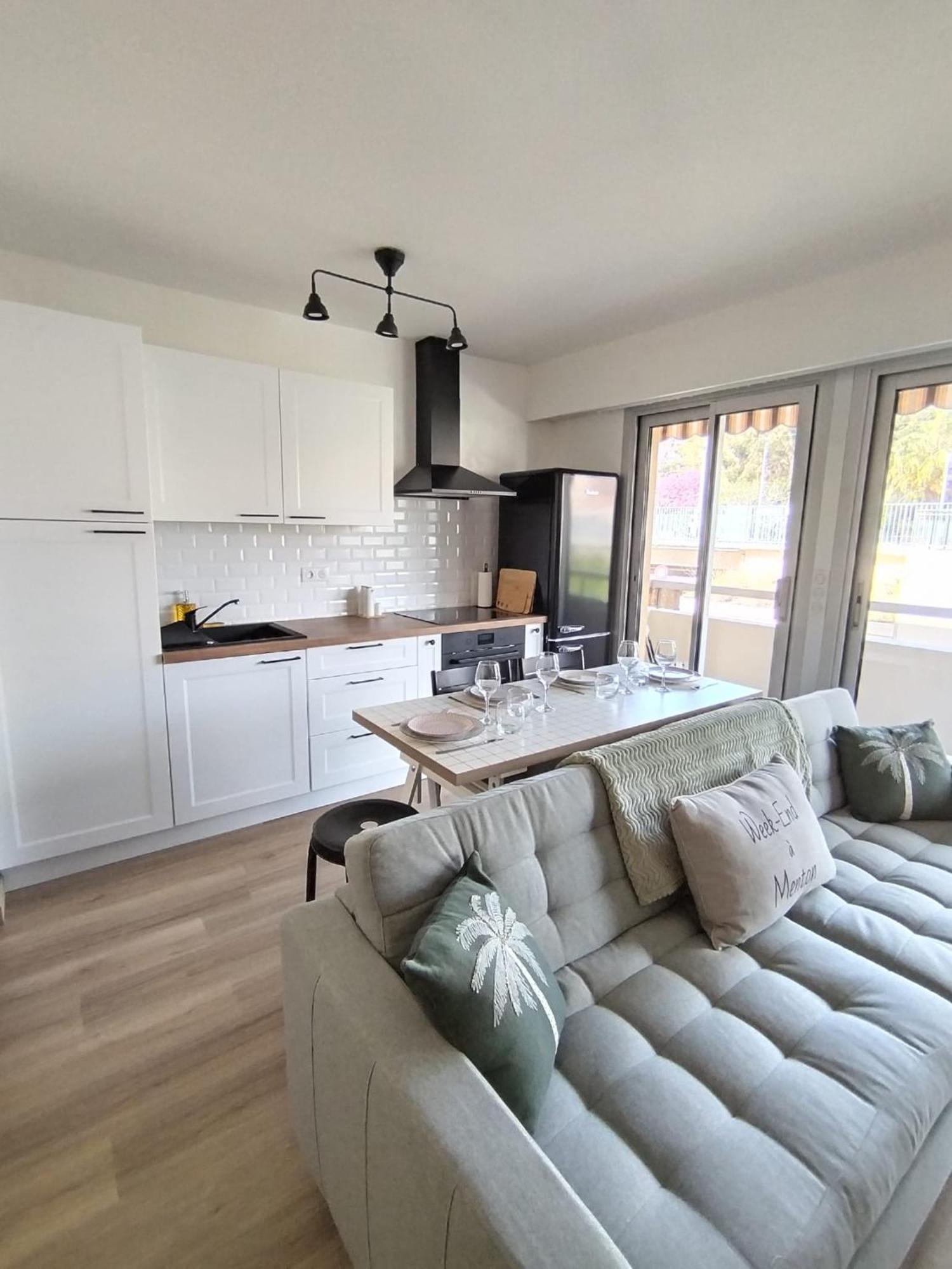 Studio Avec Coin Nuit Roquebrune-Cap-Martin Exteriör bild